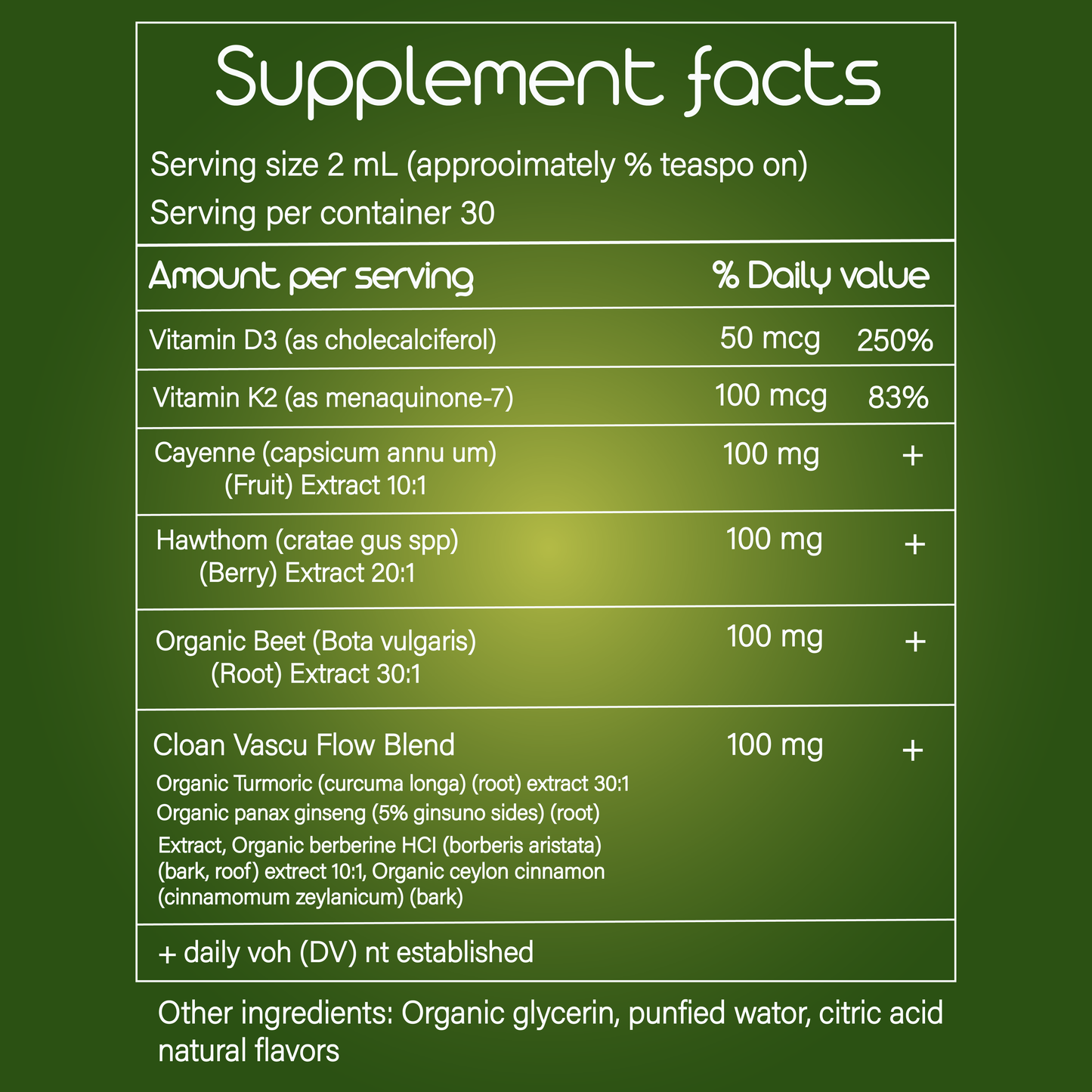 NaturaVelle™ Vitality & Wellness Drops: Cayenne & Superfoods (60 ML)