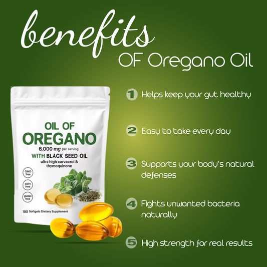 NaturaVelle™ Oil of Oregano Soft Capsules with Black Seed Oil (180 Softgels) - 67% OFF LIMITED TIME OFFER