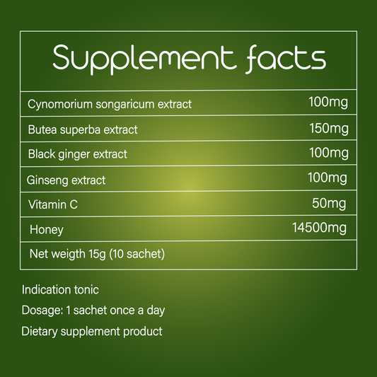 NaturaVelle™ Male Energy Honey (10 Sachets)