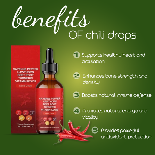 NaturaVelle™ Vitality & Wellness Drops: Cayenne & Superfoods (60 ML)